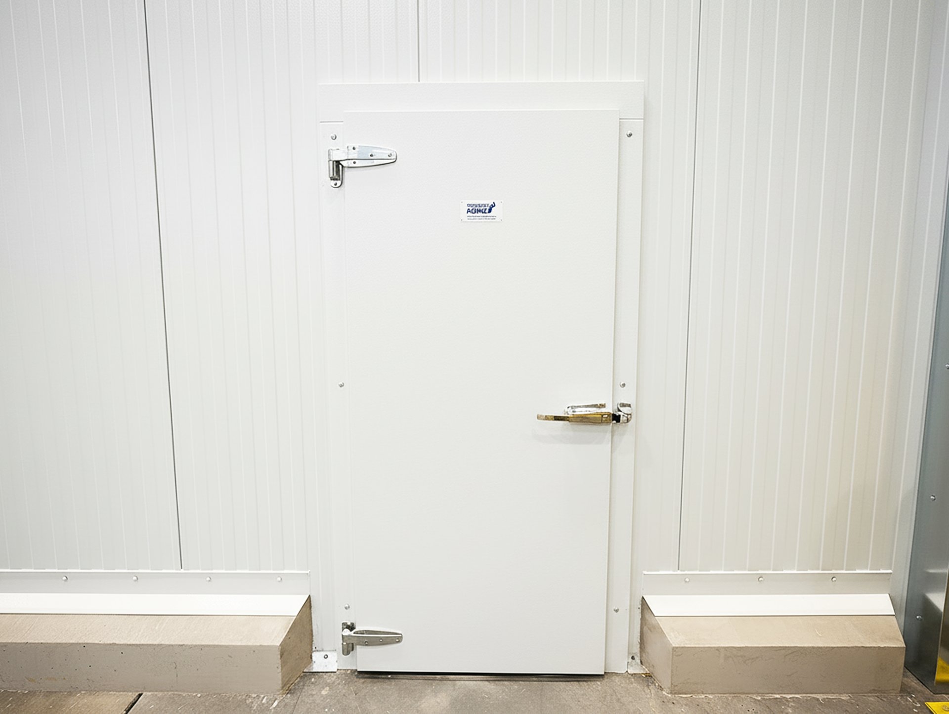 RSNE custom swing door built in the Lakeville shop